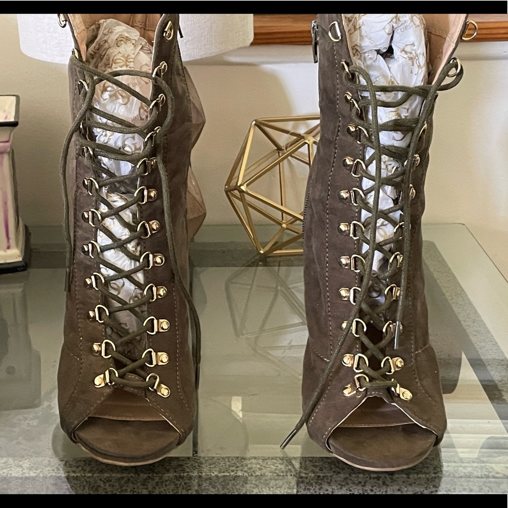 Olive Green Wild Diva Lounge Heels